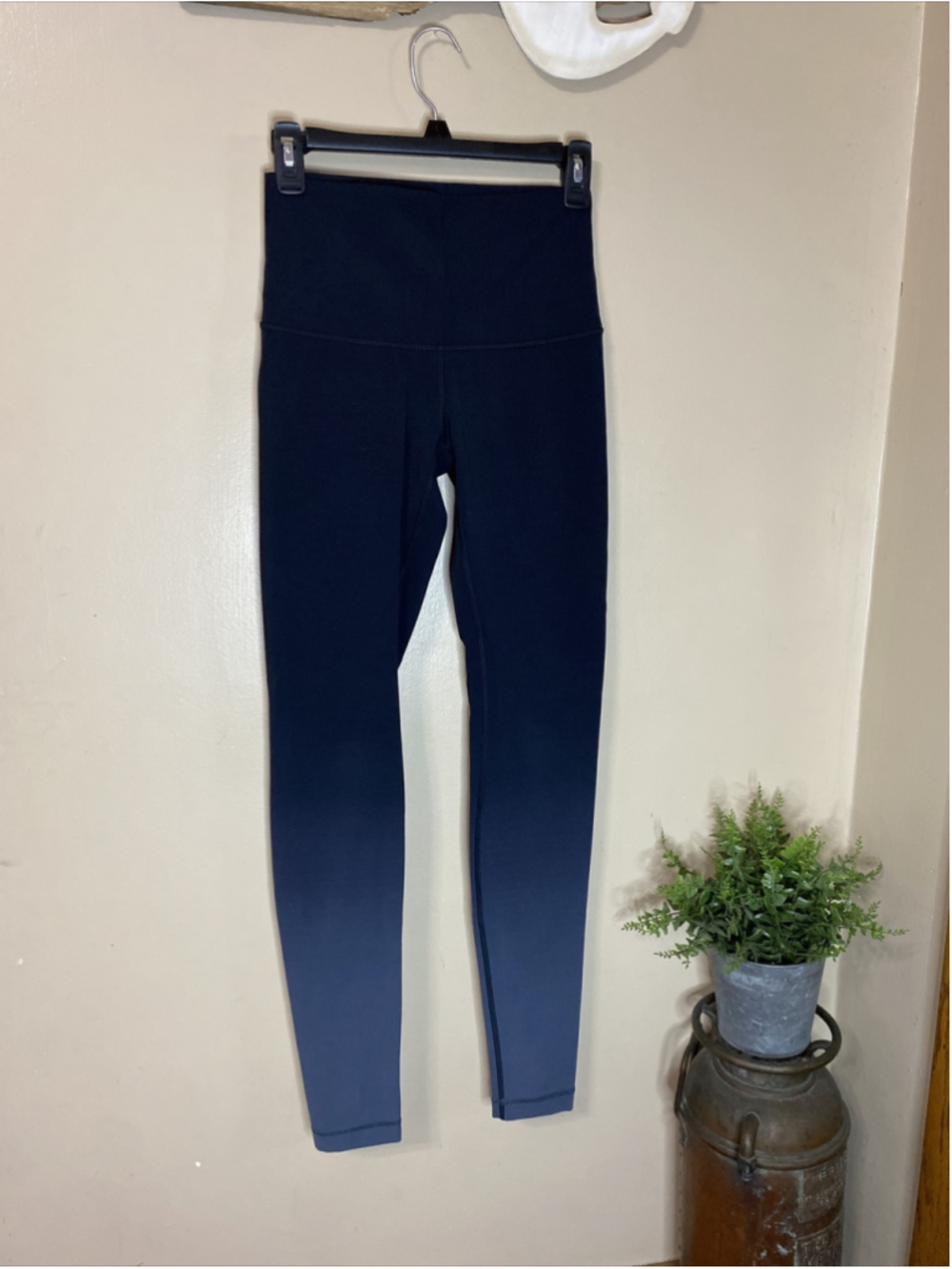 Lululemon Wunder Under Hi-Rise Tight, Ombre, Black & Grey, Women's Sz